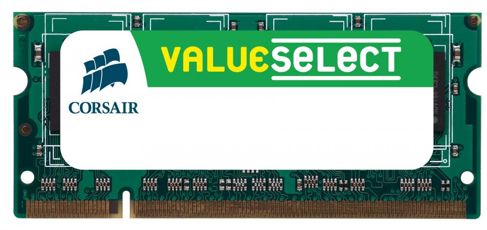 Memorie Notebook Corsair Value Select 2GB DDR3-1066
