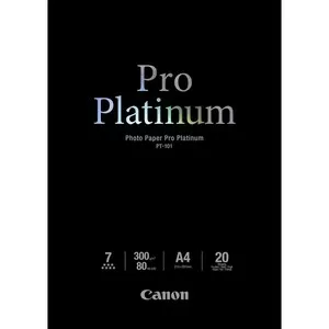 Canon Photo Paper Pro Platinum PT-101 A4 20 foi