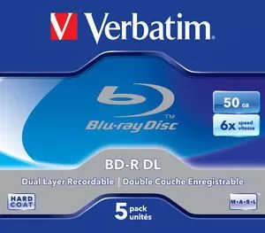 Verbatim BD-R DL 50GB 6x 5 Pack Jewel Case pret pe bucata