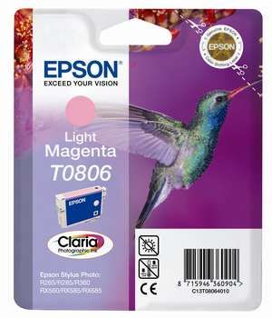 Cartus Inkjet Epson Light Magenta T0806