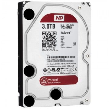 Hard Disk Desktop Western Digital Red 3TB SATA3 64MB pentru NAS