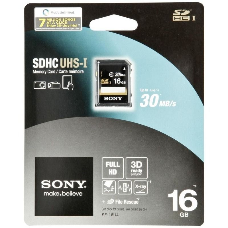 Card Memorie Sony SDHC UHS-1 Clasa 4 16GB