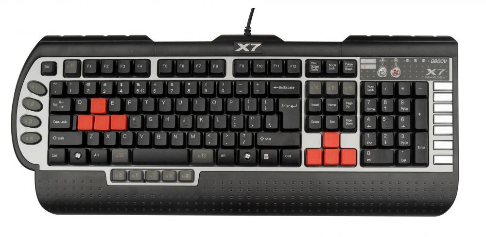 Tastatura A4tech X7 G800V USB 3x fast Gaming