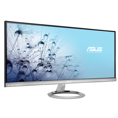 Monitor LED Asus MX299Q 29 Ultra HD Negru/Argintiu