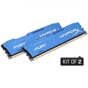 Memorie Desktop Kingston HyperX Fury Blue 8GB DDR3 1866 MHz CL10 Dual Channel Kit