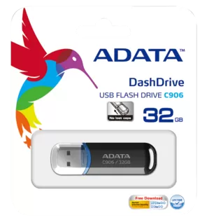 Discover the product Flash Drive A-Data 32GB DashDrive Classic C906 2.0 (black) from itarena.ro