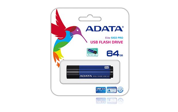 Flash Drive A-Data S102 PRO 64GB USB 3.0 Albastru Titan