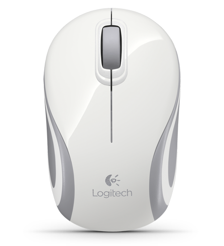 Mouse logitech b100 usb pentru business alb