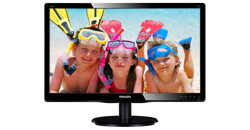 Monitor LED Philips 220V4LSB/00 22'' HD Negru