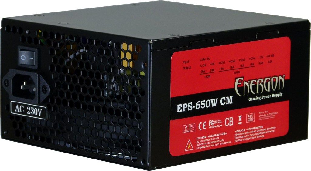 Sursa PC Inter-Tech Energon EPS-650 650W