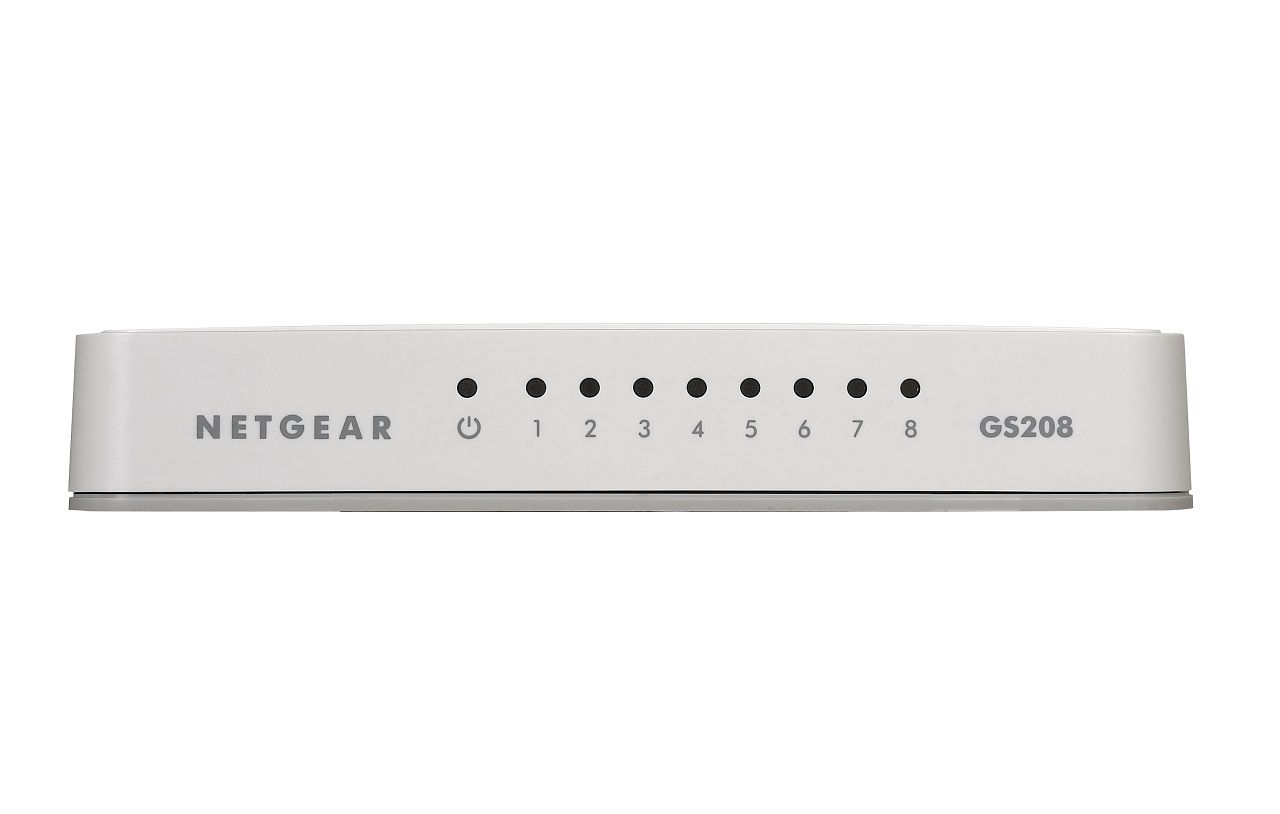 Switch Netgear GS208 fara management fara PoE 8x1000Mbps-RJ45