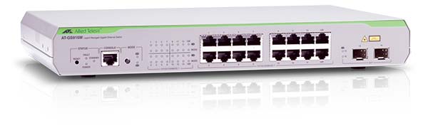 Switch Allied Telesis AT-GS916M cu management fara PoE 8x1000Mbps-RJ45 + 2xSFP