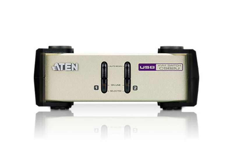 Switch KVM Aten CS82U nr de calculatoare conectate: 2 rezolutie: 2048x1536