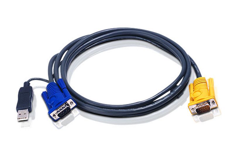 Cablu KVM Aten 2L-5202UP SPHD to VGA & USB 1.8 metri