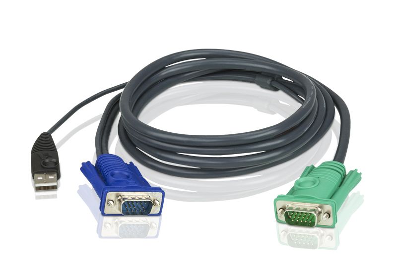 Cablu KVM Aten 2L-5201U SPHD to VGA & USB 1.2 metri