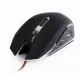 Mouse Gaming Gembird Optical 2400 DPI, black with red backlight