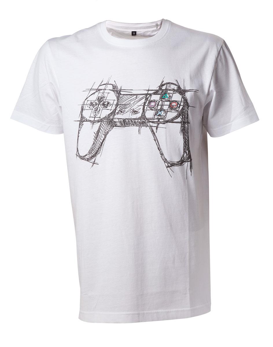 Tricou Playstation White Controller S