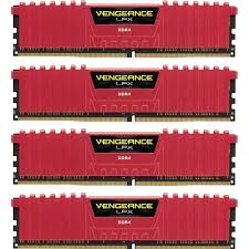 Memorie Desktop Corsair Vengeance LPX Red DDR4 32GB(4 x 8GB) 2666MHz CL16 1.2V Kit
