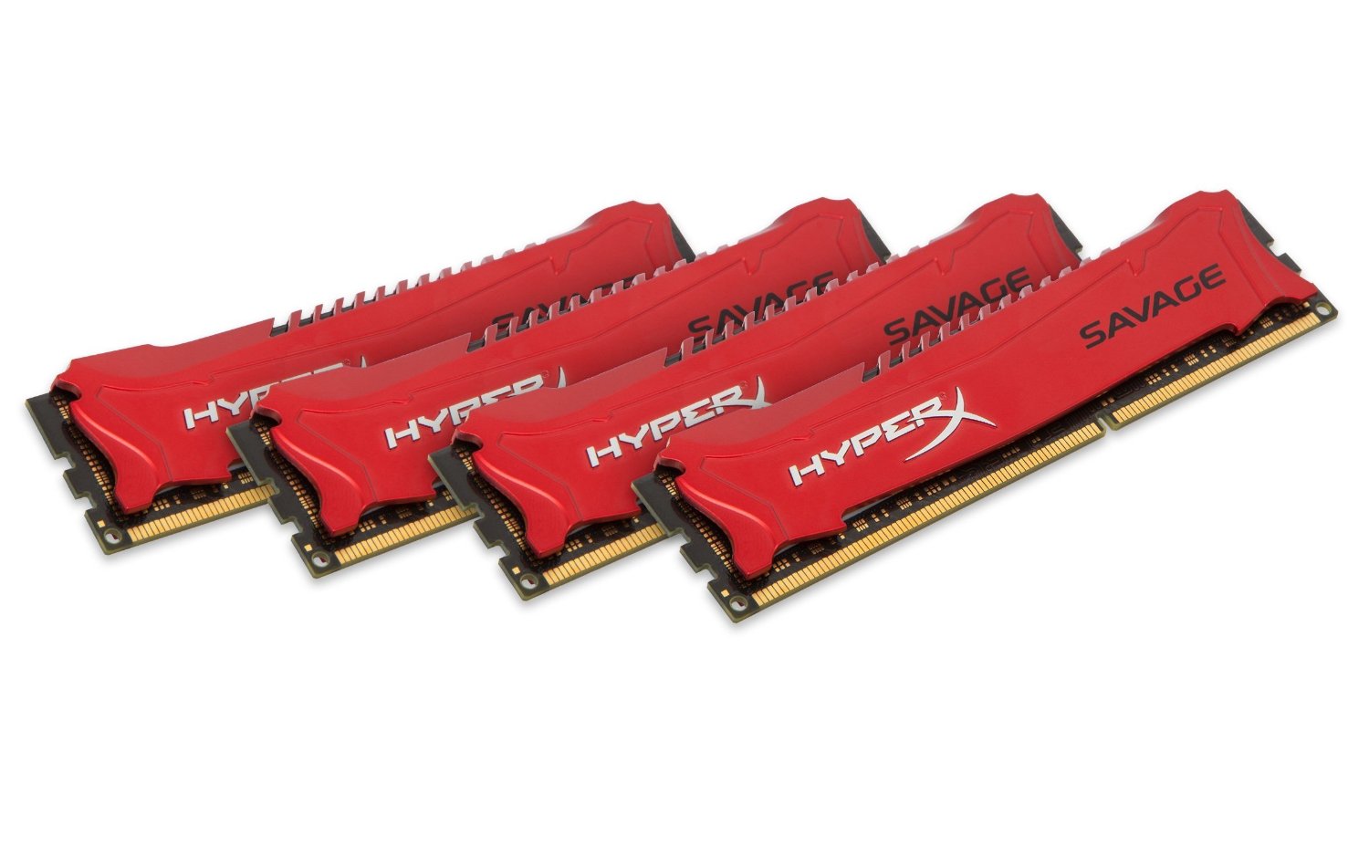 Memorie Desktop Kingston HyperX Savage Red 32GB (4x8GB) DDR3 1600MHz