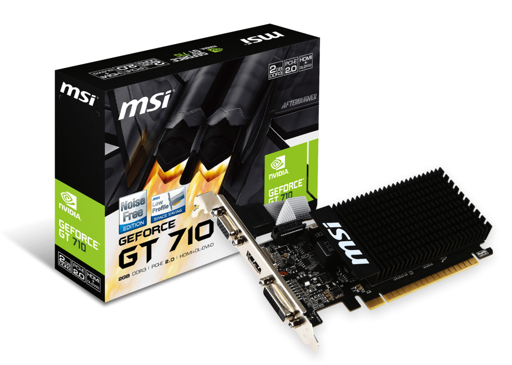 Placa Video MSI nVidia GeForce GT 710 2GB DDR3 64 biti