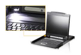 Consola KVM Aten CL1000N nr de calculatoare conectate: 0 - Necesita switch KWM marime LCD: 19 inch rackmount