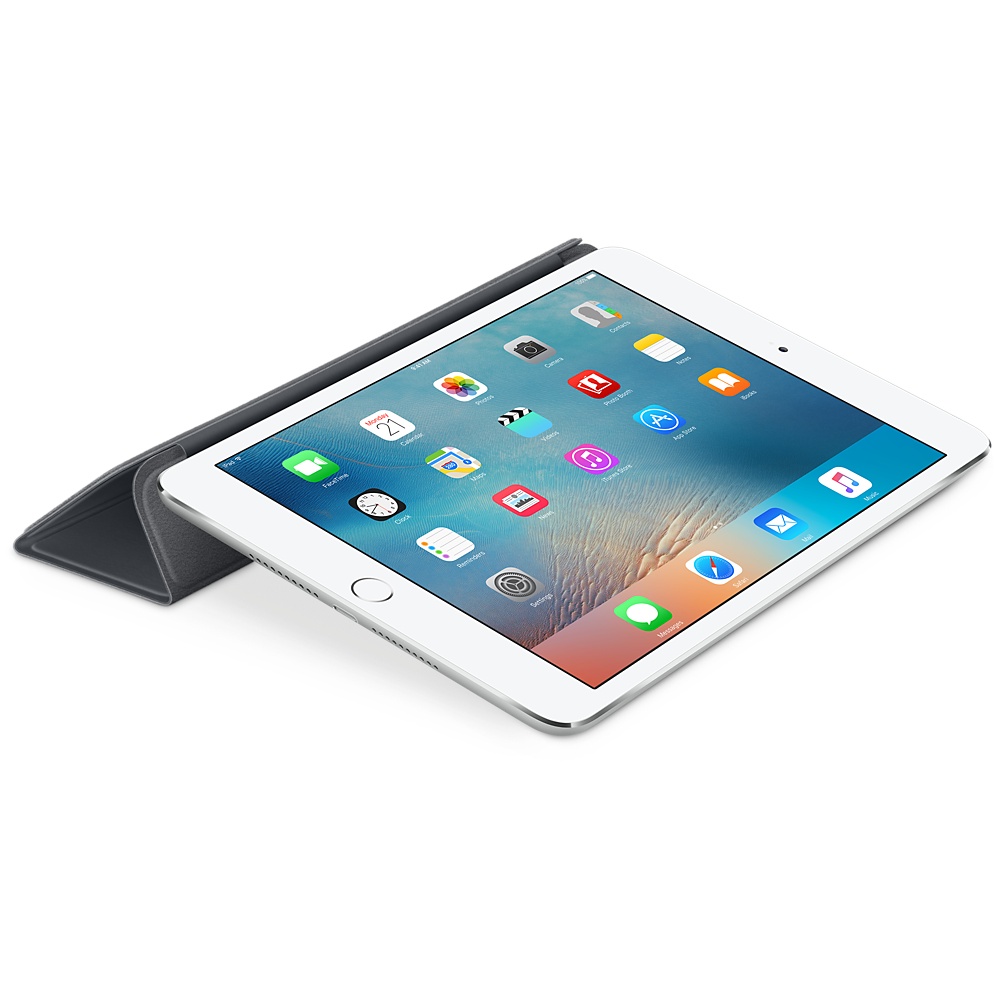 Husa Stand Apple Smart Cover pentru iPad mini 4 MKLV2ZM/A Gri inchis