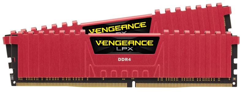 Memorie Desktop Corsair Vengeance LPX 32GB (2 x 16GB) DDR4 3000MHz Red