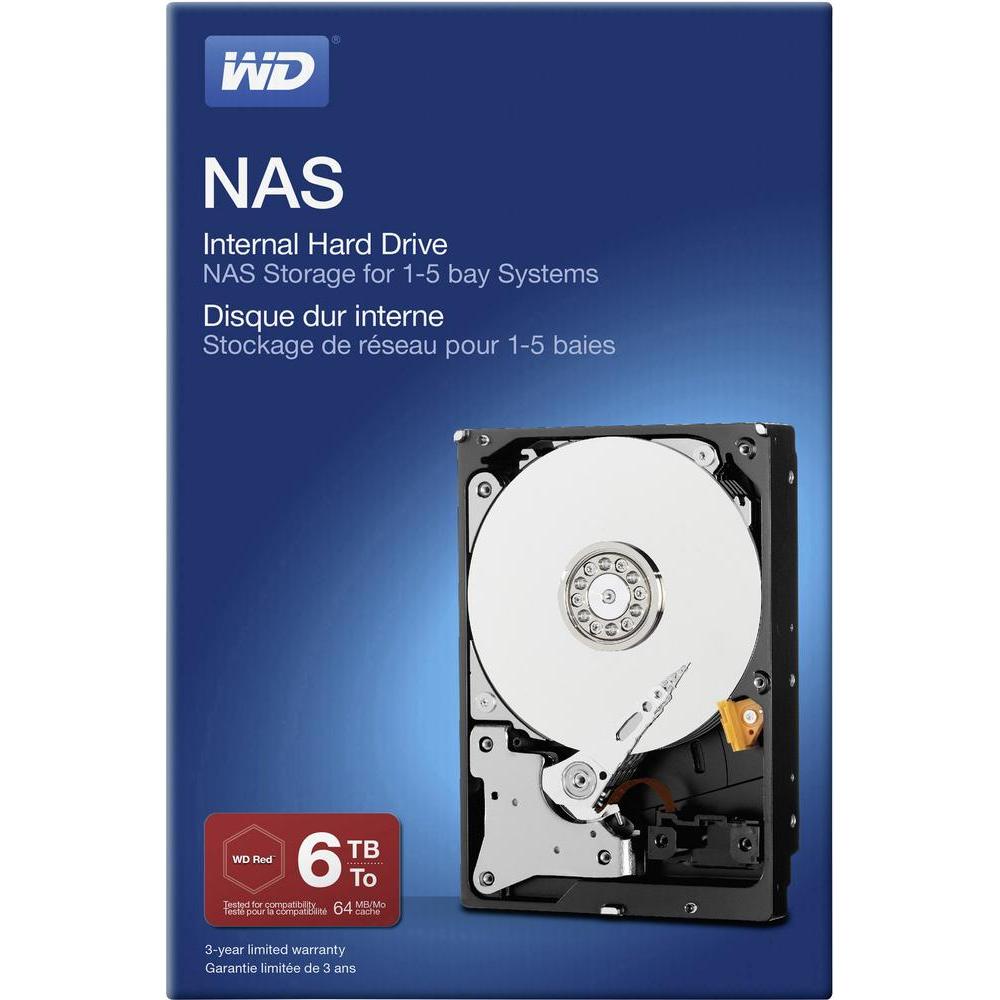 Hard Disk Desktop Western Digital NAS 6TB 64MB 3.5