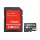 Card de memorie SanDisk Micro SDHC 32GB, Class 4, Adapter