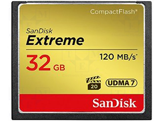 Card de memorie SanDisk Compact Flash Extreme 32GB Class UDMA7