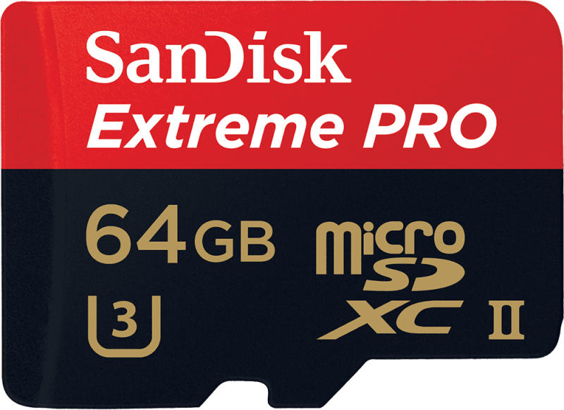 Card de memorie SanDisk Micro SDXC 64GB Extreme Pro U3 UHS-II Class 10 Adapter USB 3.0