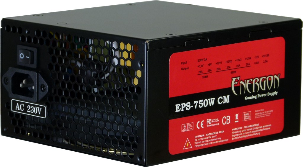 Sursa PC Inter-Tech Energon EPS-750CM Modulara 650W