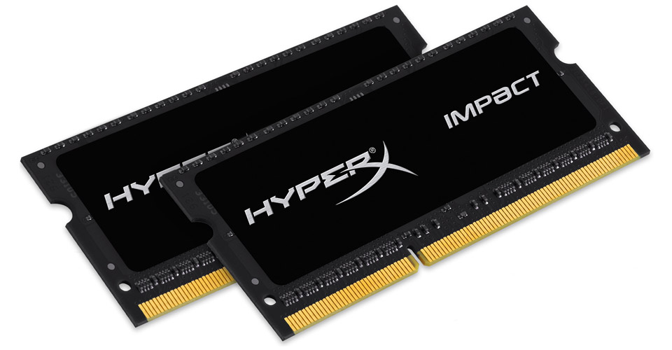 Memorie Notebook Kingston HyperX Impact 8GB (2x4GB) DDR3L 2133Mhz Black