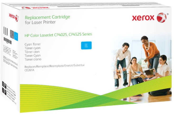 Cartus toner compatibil Xerox 106R02217 Cyan HP CE261A