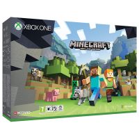 Consola Xbox One Slim 500 Gb White Plus Joc Minecraft Favourites