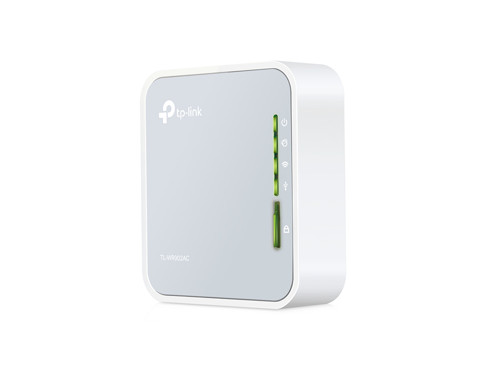 Router Tp-Link TL-WR902AC portabil 1xWAN/LAN: 100Mbps 1xUSB: 3G/4G WiFi: 802.11ac-750Mbps