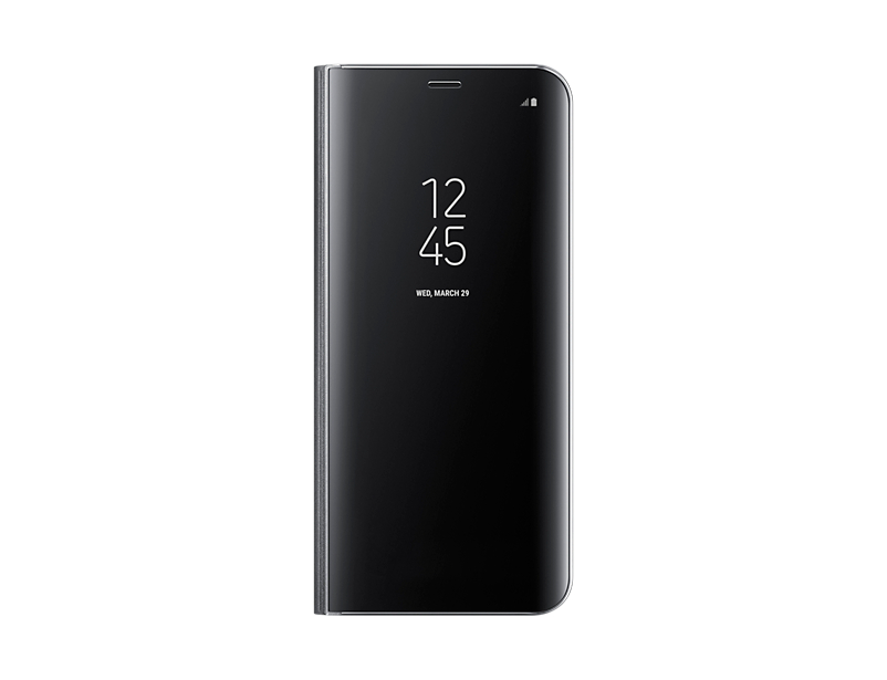 Husa Clear View Samsung EF-ZG955 pentru Galaxy S8 Plus G955 Negru