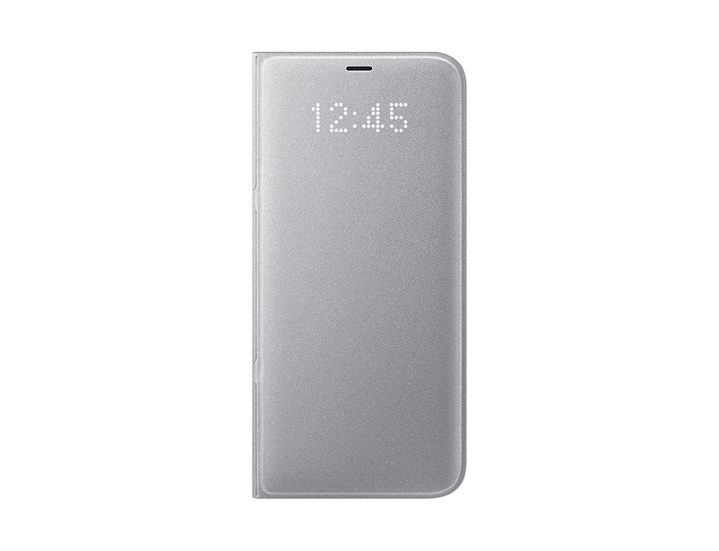 Husa LED View Samsung EF-NG955 pentru Galaxy S8 Plus G955 Argintiu