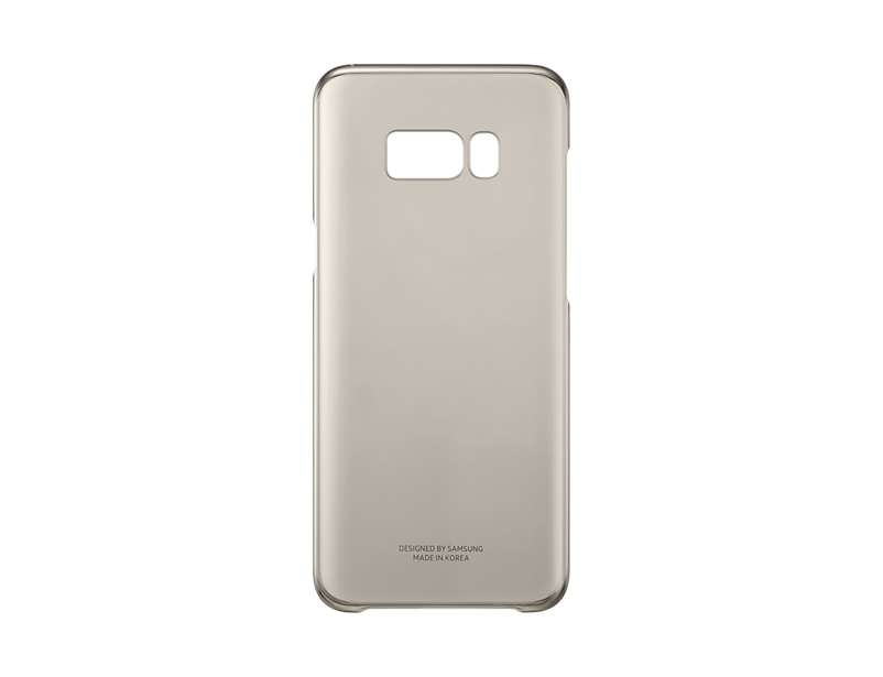 Capac protectie Clear Cover Samsung EF-QG955 pentru Galaxy S8 Plus G955 Auriu