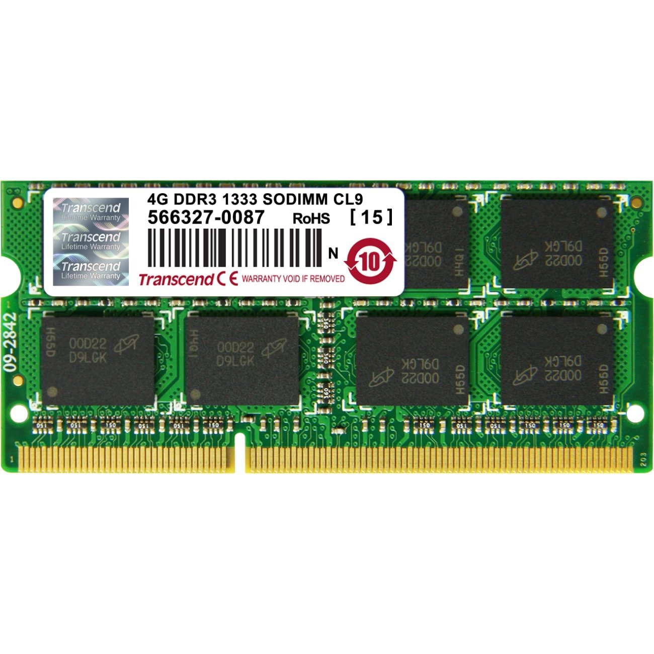 Memorie Notebook Transcend JetRam 4GB DDR3 1333MHz CL9