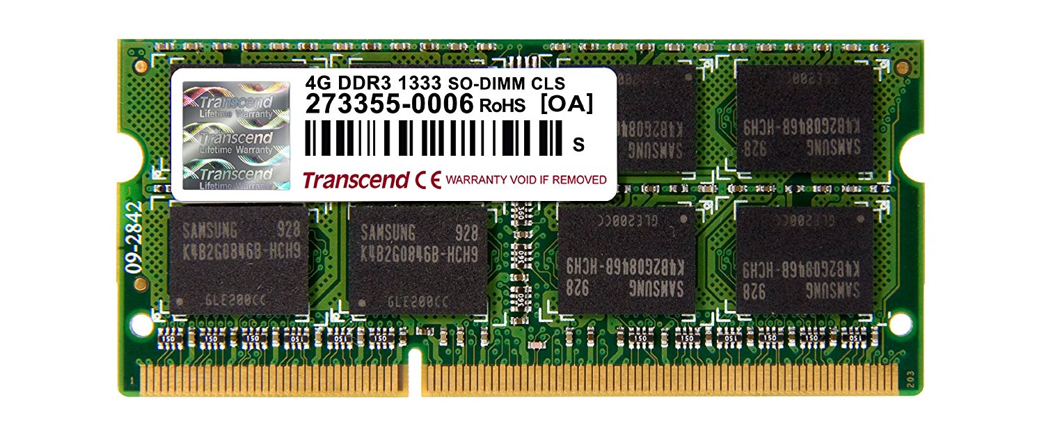 Memorie Notebook Transcend TS512MSK64V3N 4GB DDR3 1333MHz