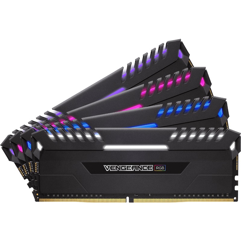 Memorie Desktop Corsair Vengeance RGB 32GB (4 x 8GB) DDR4 3200MHz