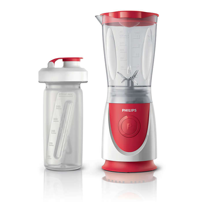 Mini Blender Philips Daily Collection HR2872 Rosu/Alb