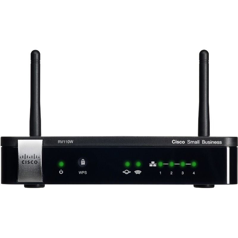 Router Cisco RV110W WAN: 1xEthernet WiFi: 802.11n-300Mbps