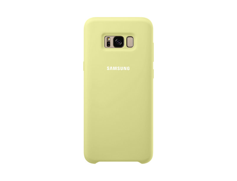Husa protectie spate din silicon pentru Samsung Galaxy S8+ Verde