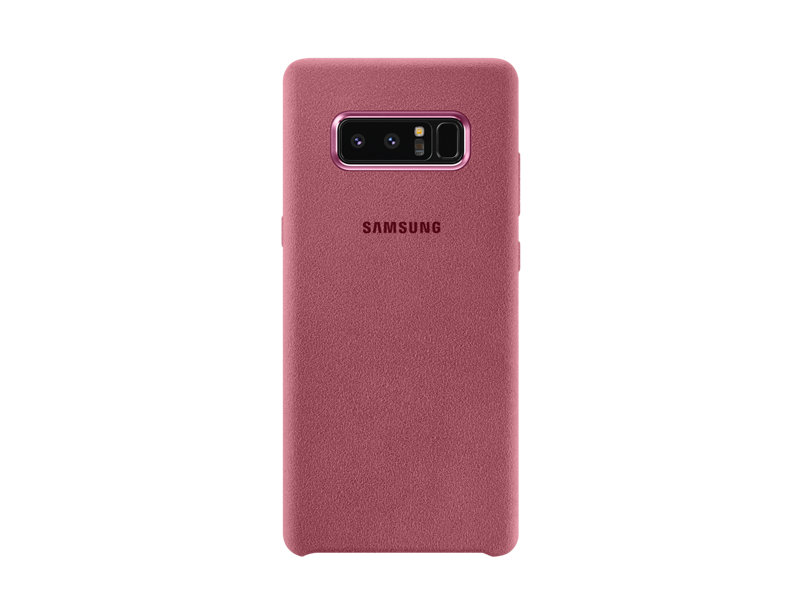 Capac protectie Alcantara Cover Samsung pentru Galaxy Note 8 N950 Pink