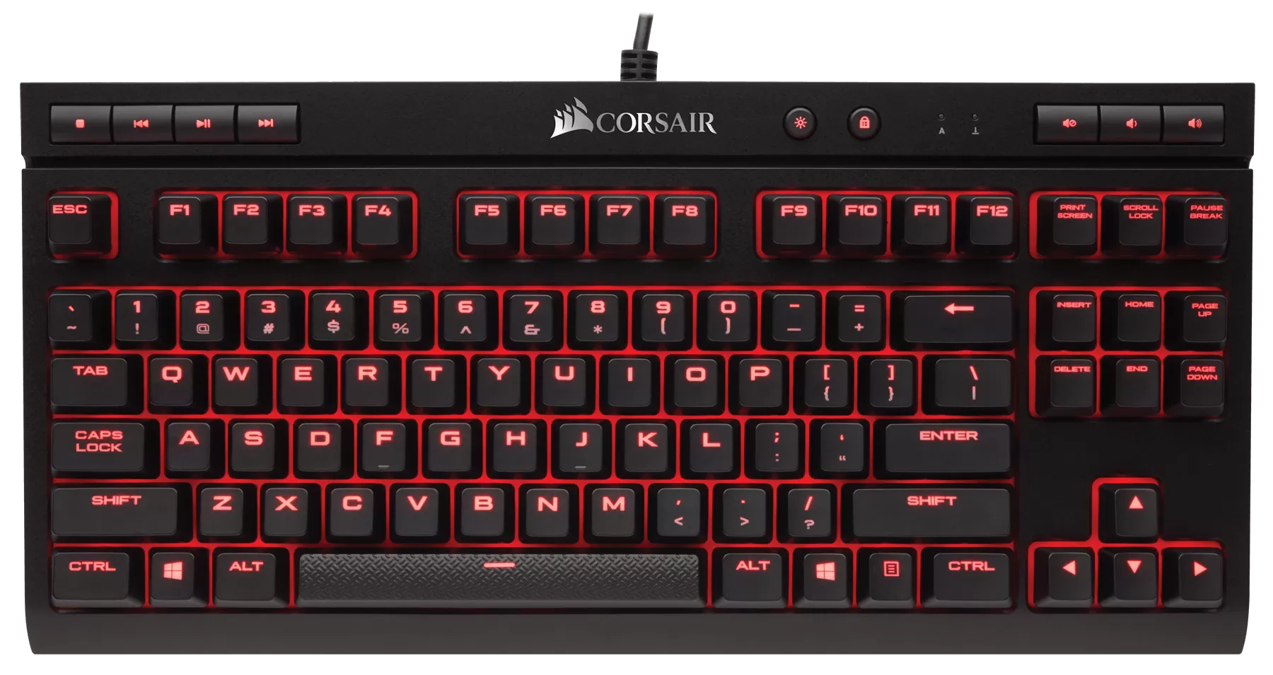 Tastatura Gaming Corsair K63 Compact Mechanical Cherry MX Red