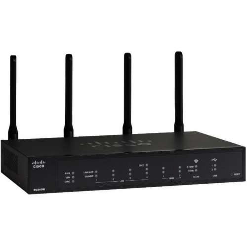 Router Cisco RV340W WAN: 2xGigabit WiFi: 802.11ac-2700Mbps