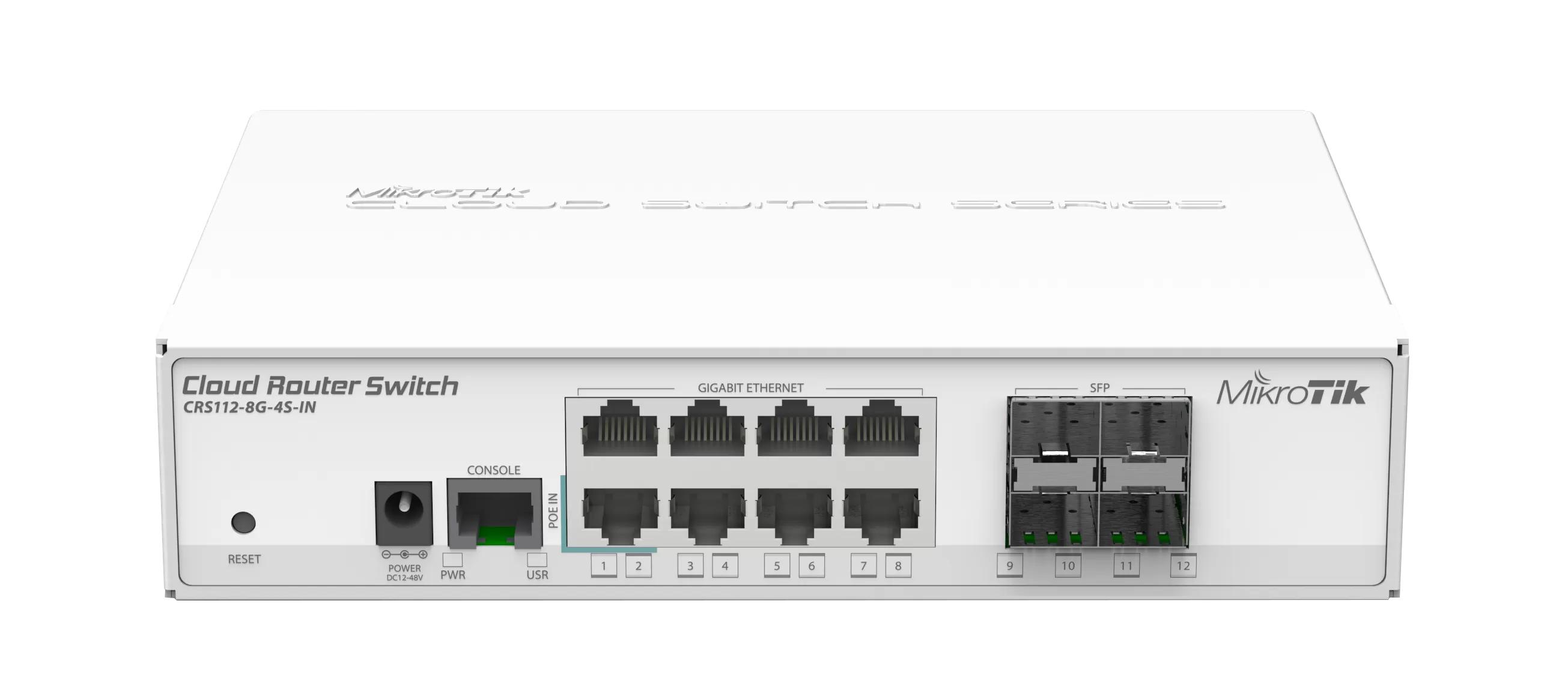 Switch Mikrotik CRS112-8G-4S-IN , 4xSFP, 8xLAN