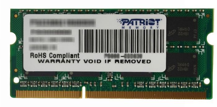 Memorie Notebook Patriot Signature 4GB DDR3 1600MHz 2 Rank Double Sided 1.5V
